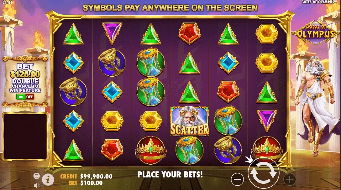 1win casino Gates of Olympus